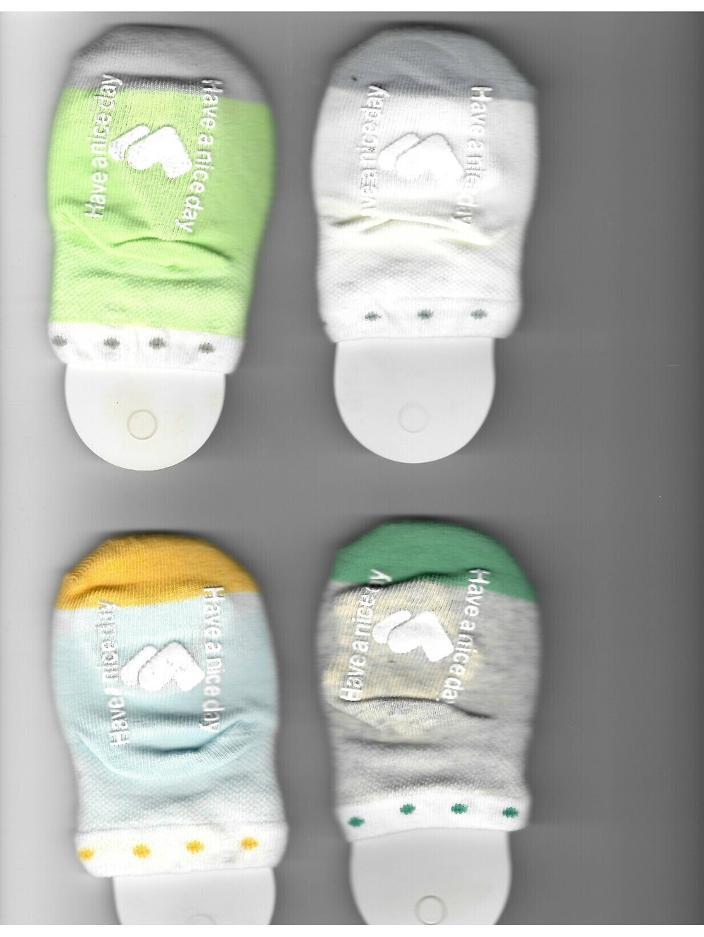 Wow Baby Show 4 Pair Socks for Infant - New - Character Footy Booties